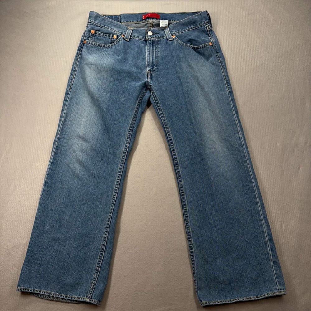 Levi's Type 1 Real Loose Jeans Mens 38x32‎ Blue Relaxed Wide Leg Vintage Denim